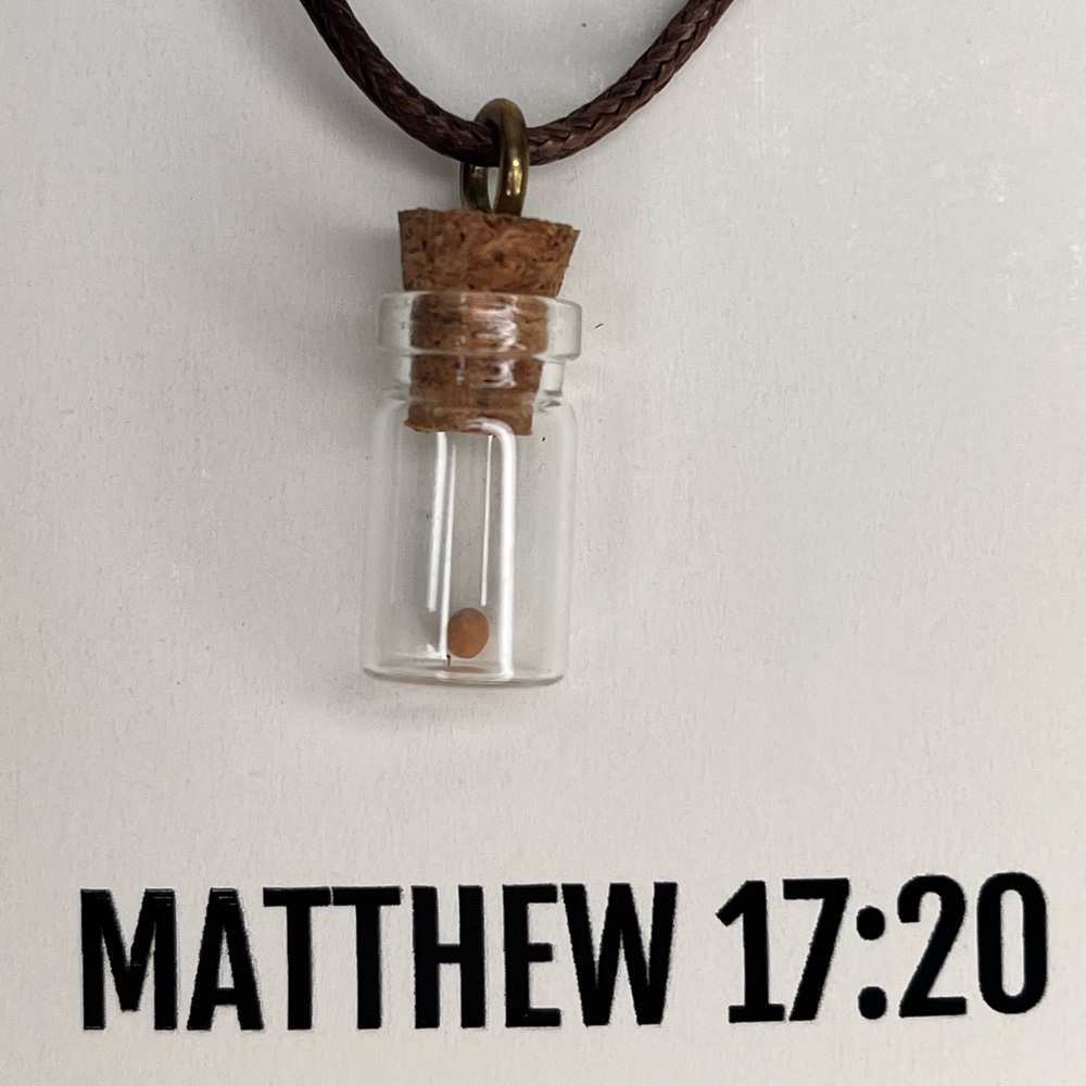 Mustard seed necklace